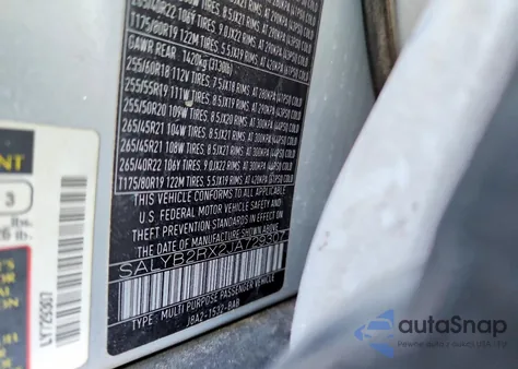 2018 Land Rover Range Rover Velar S z USA, uszkodzony, nr VIN SALYB2RX2JA729307